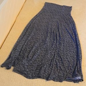 Thyme and Honey- Tribal Maxi Slip Skirt- Small